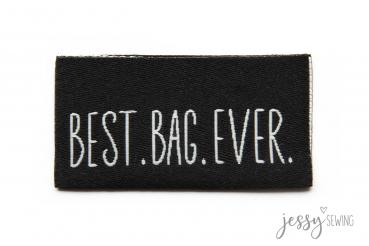 Weblabel Best Bag Ever Schwarz by Jessy Sewing